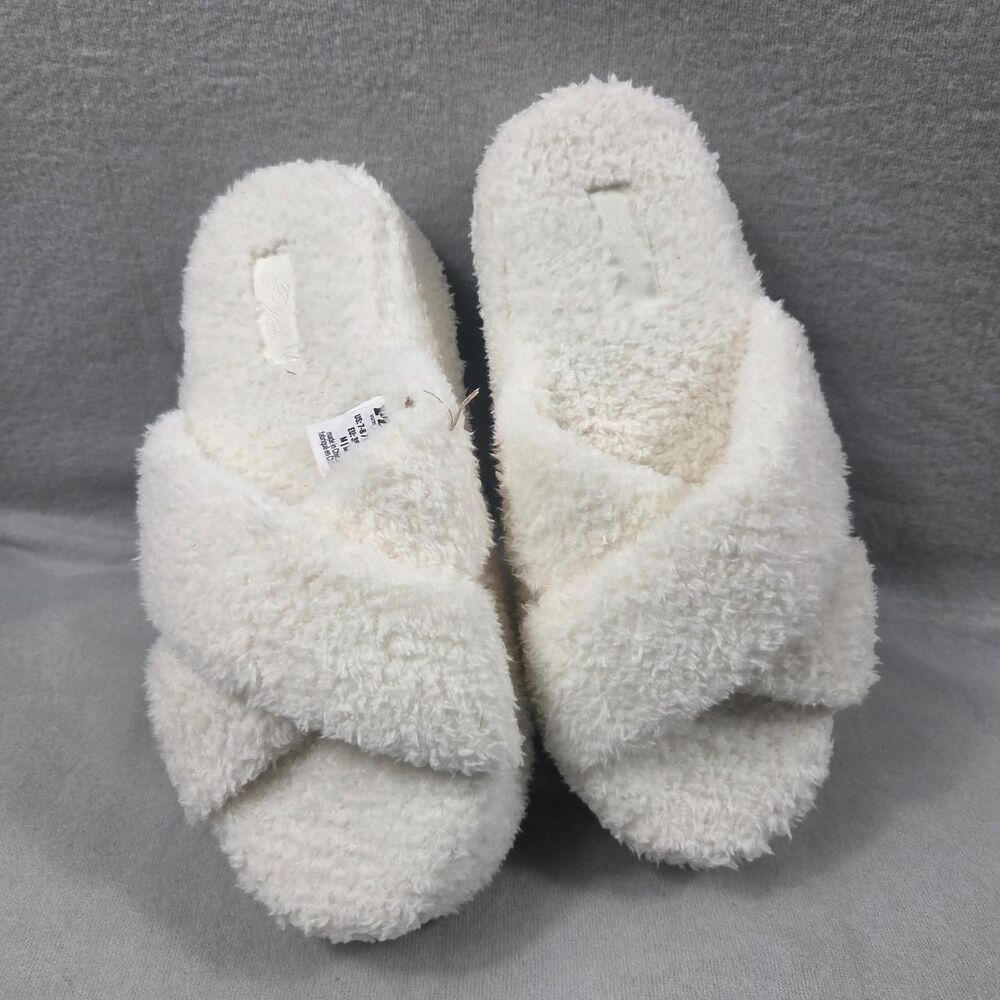 Victoria-s-secret Women's White and Cream Slippers